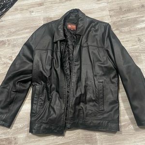 Wilsons Leather Black Bomber Jacket
